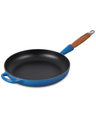Enameled Cast Iron Alpine Wood Handle 2.25-Qt. Fry Pan