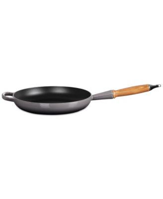 Enameled Cast Iron Alpine Wood Handle 2.25-Qt. Fry Pan