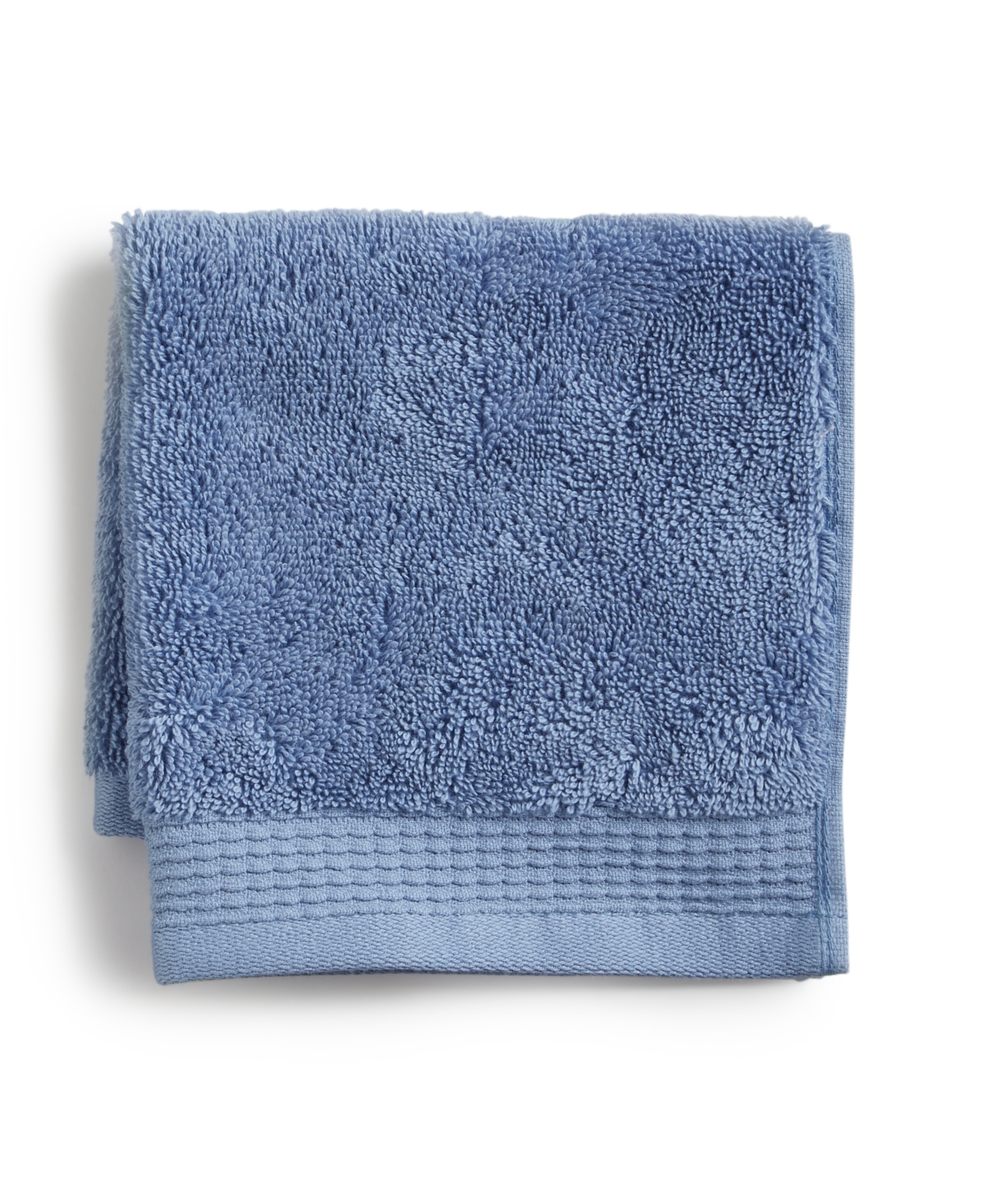 Charter Club Signature Washcloth, 13" X 13", Exclusively At Macy's In Ocean