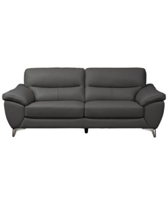 86" Top Grain Leather Sofa