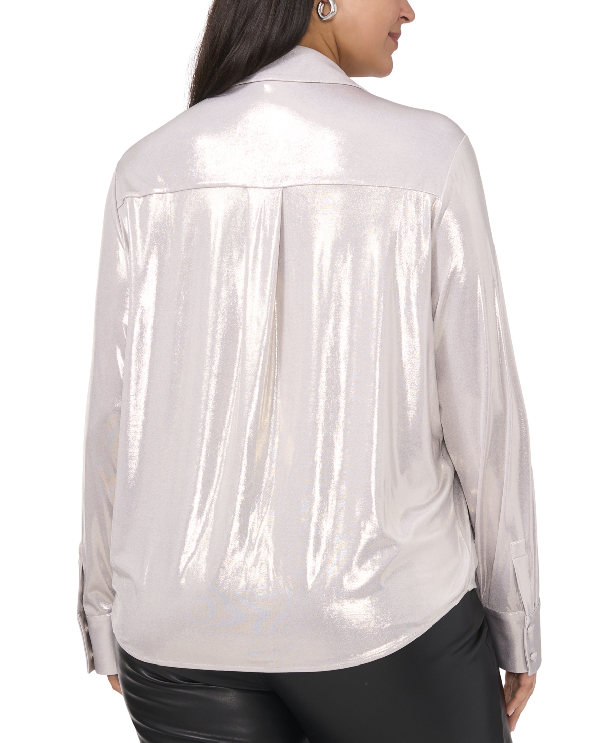 Vince Camuto Plus Size Metallic Shirt