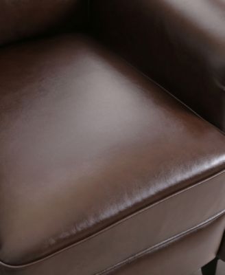 33" Pushback Polyurethane Leather Recline