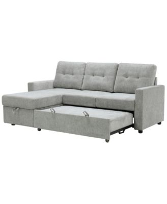 83" Fabric Storage Sofa Bed