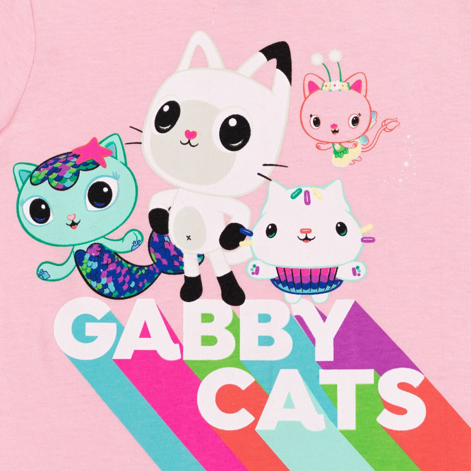 Dreamworks Gabbys Dollhouse Girls 2 Pack T-Shirts Toddler |Child Girls
