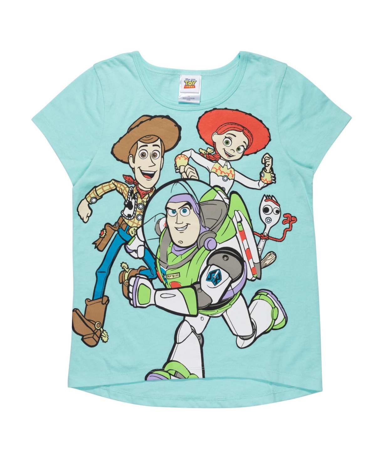 Disney Pixar Toddler Girls Disney Toy Story 3 Pack T-Shirts -white/blue