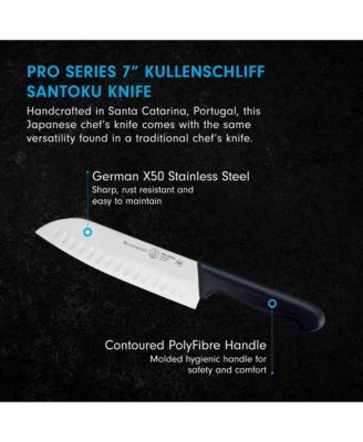 Pro Series Kullens Santoku Knife, 7"