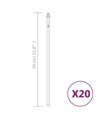 Meteor Lights 20 pcs 1 ft Cold White 480 LEDs Indoor Outdoor