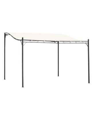 10' x 13' Outdoor Pergola Gazebo, Canopy w/ Drain Holes,