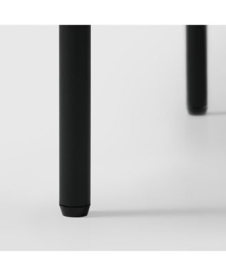 Mid-Century Modern Upholstered Sherpa Round Dining Chairs (Set of 6)