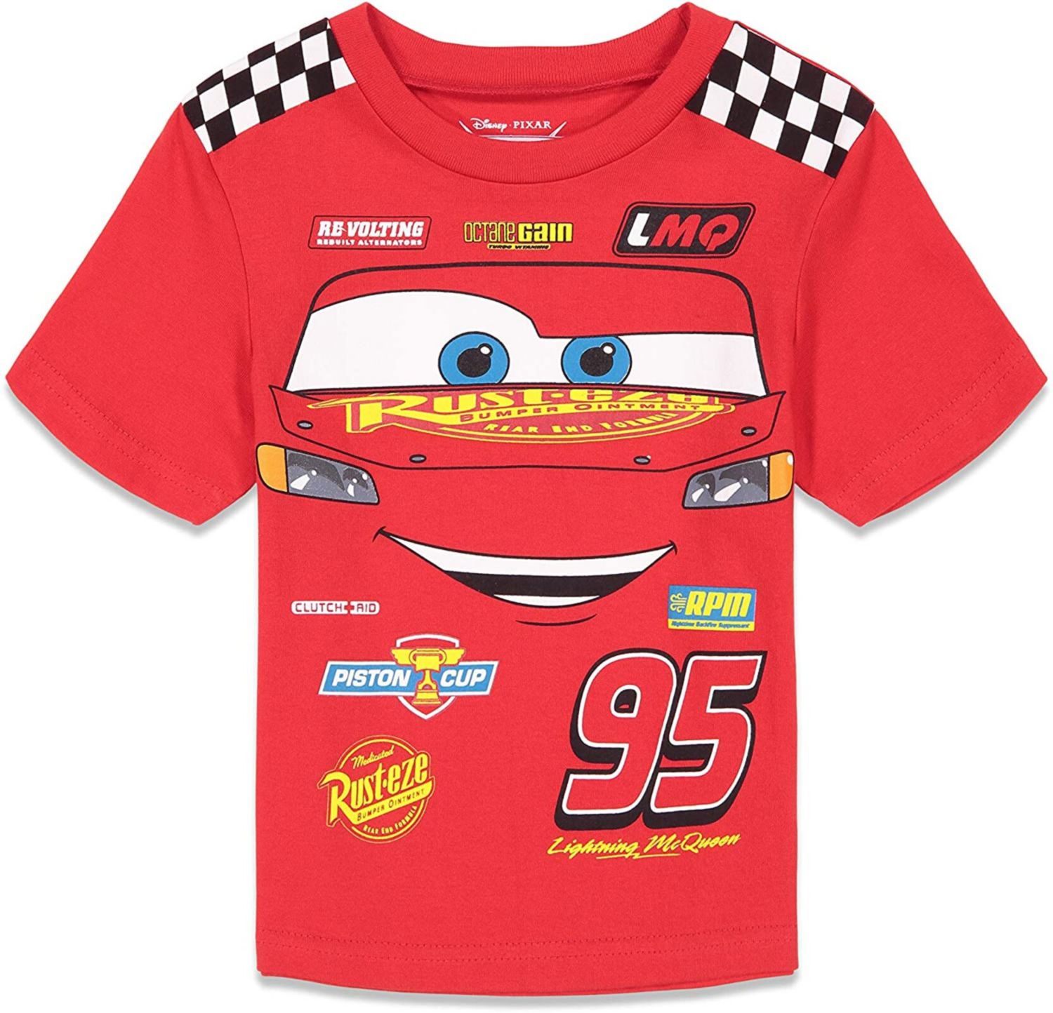 Little Boys Tow Mater Lightning McQueen 3 Pack T-Shirts