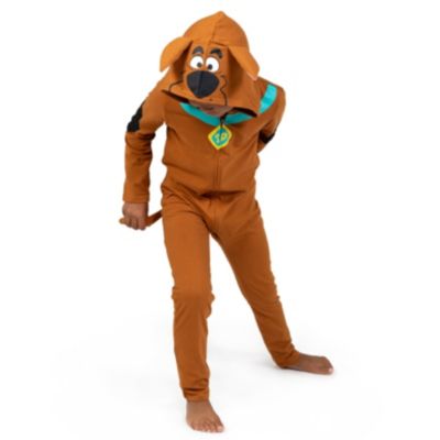 Little Boys Scooby-Doo Zip Up Cosplay Coverall Newborn to Adult (0-6 Months - 2XL