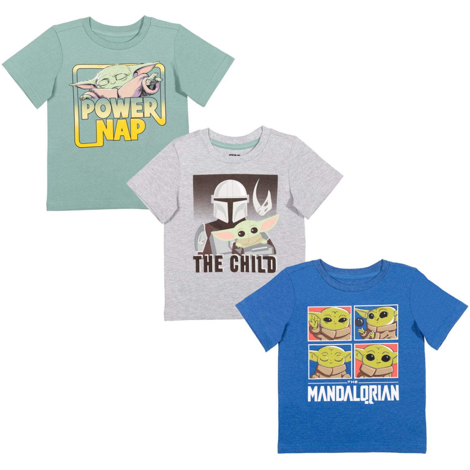 Boys The Mandalorian 3 Pack T-Shirts