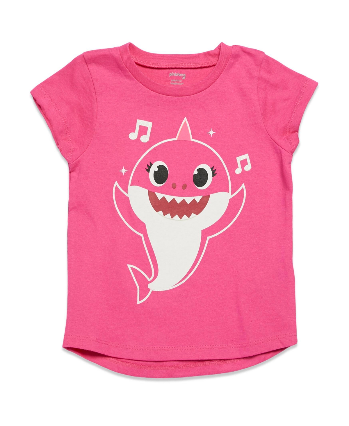 Pinkfong Girls Baby Shark [SizeRangeDescription1] 3 Pack Graphic T-Shirts [SizeDescription1] -/ yellow/ blue