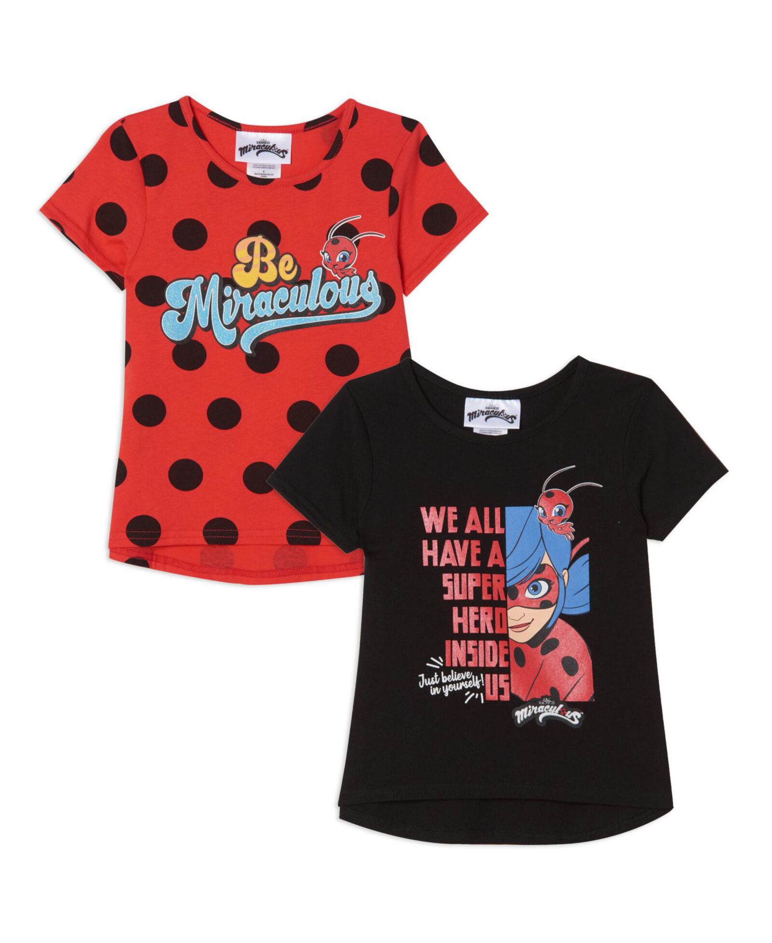 Girls' (5-20) Ladybug 2-Pack T-Shirts