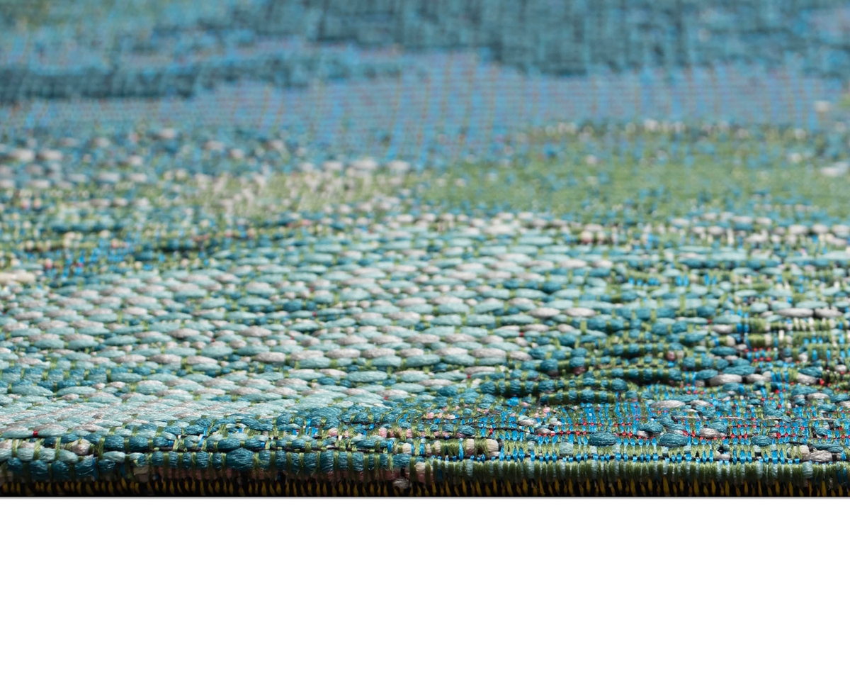 Liora Manne Marina Watercolor Pond 7'10"x9'10" Area Rug In Multi