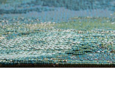 Liora Manne Marina Watercolor Pond Rug Collection In Multi