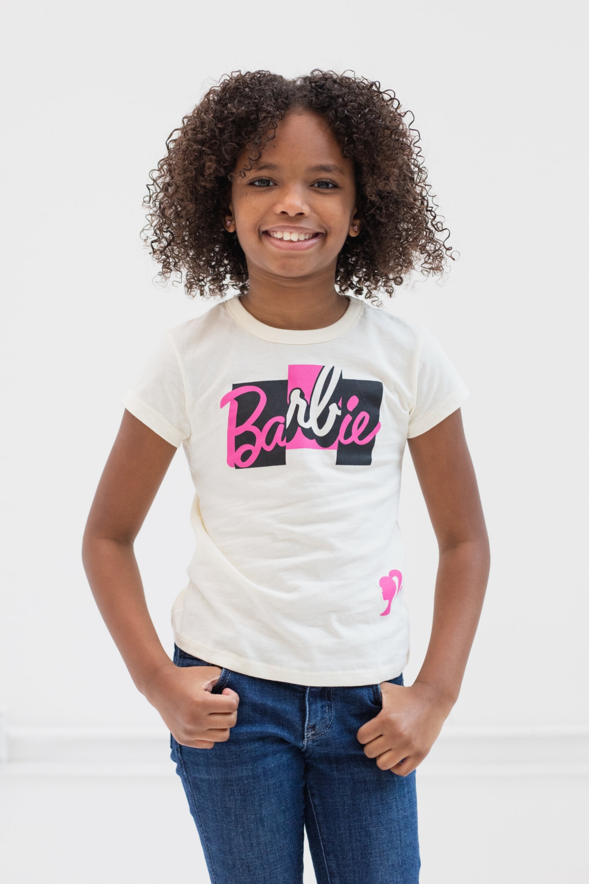 Barbie Little Girls 2 Pack T-Shirts -/ pink