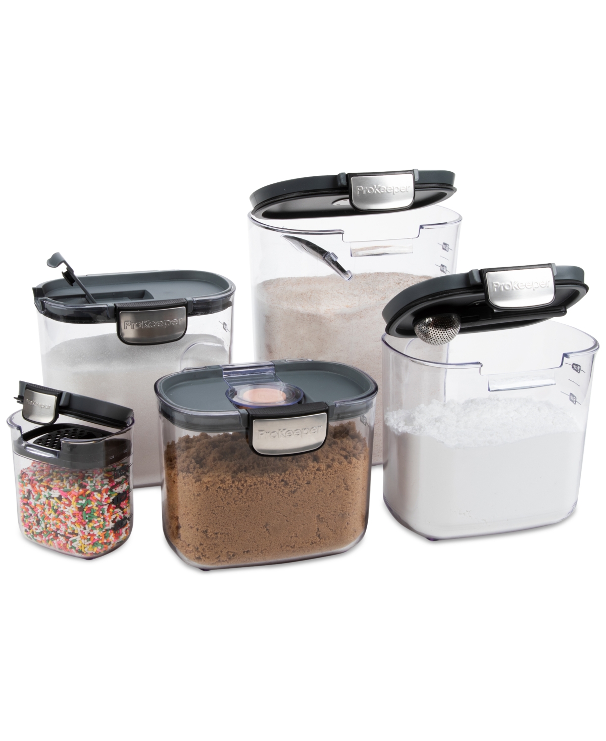 Prepworks Prokeeper+ 9-piece Professional Baker's Storage Set In No Color