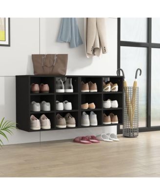 Shoe Cabinets 2 pcs Black 20.7"x11.8"x19.7"