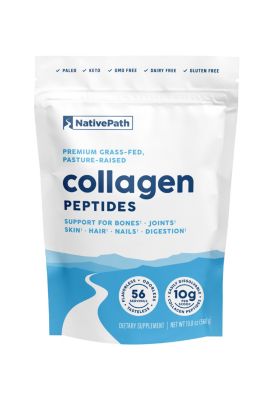 Collagen Peptides Protein - Hydrolyzed Type 1 & 3 Collagen Powder for Skin, Hair, Nails - 19.8 oz (56 Servings)