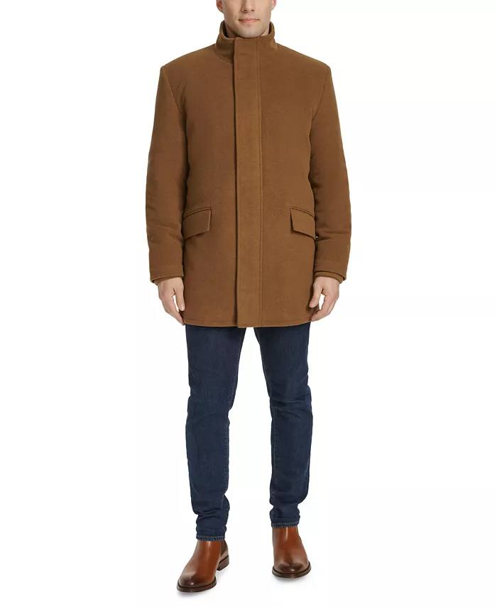 Men's Full-Zip Stand-Collar Car Coat - thumbnail 3