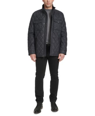 Men's Quilted Stand-Collar Jacket