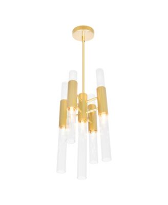 16" Metal Orgue 9 Light Mini Pendant