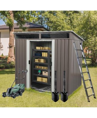  6FT X 5FT Outdoor Metal Storage Transparent Plate