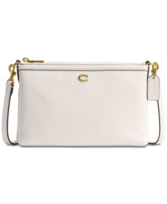 COACH - Refined Pebble Leather Legacy Zip Top Smal Crossbody