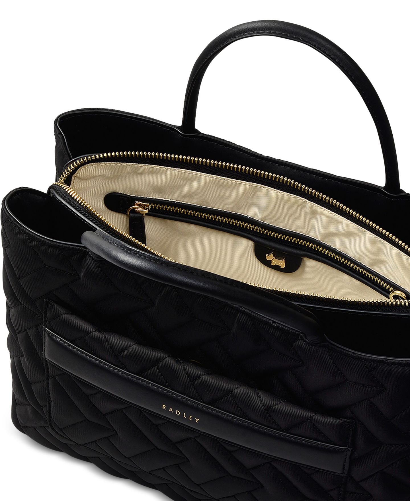 Женская сумка Radley London Holland Park Medium Zip-Top Grab, цвет: Чёрный — фото 3