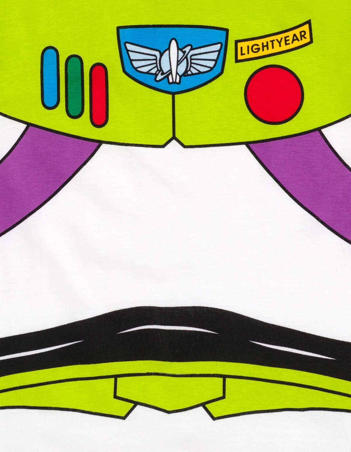Disney Boys Pixar Toy Story WoodyAlien Matching Family Cosplay T-Shirt to Adult - Buzz lightyear, white / green