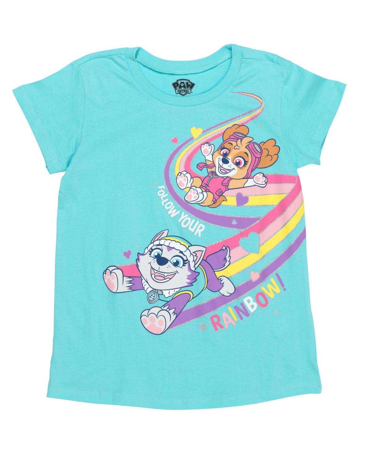 Paw Patrol Toddler Girls Skye 3 Pack T-Shirts to -/ pink / yellow