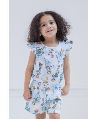 Girls Sleeveless Romper