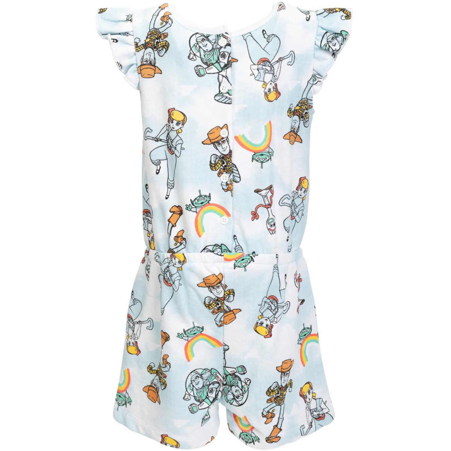 Little Girls Girls(6-12) Sleeveless Romper One Pieces
