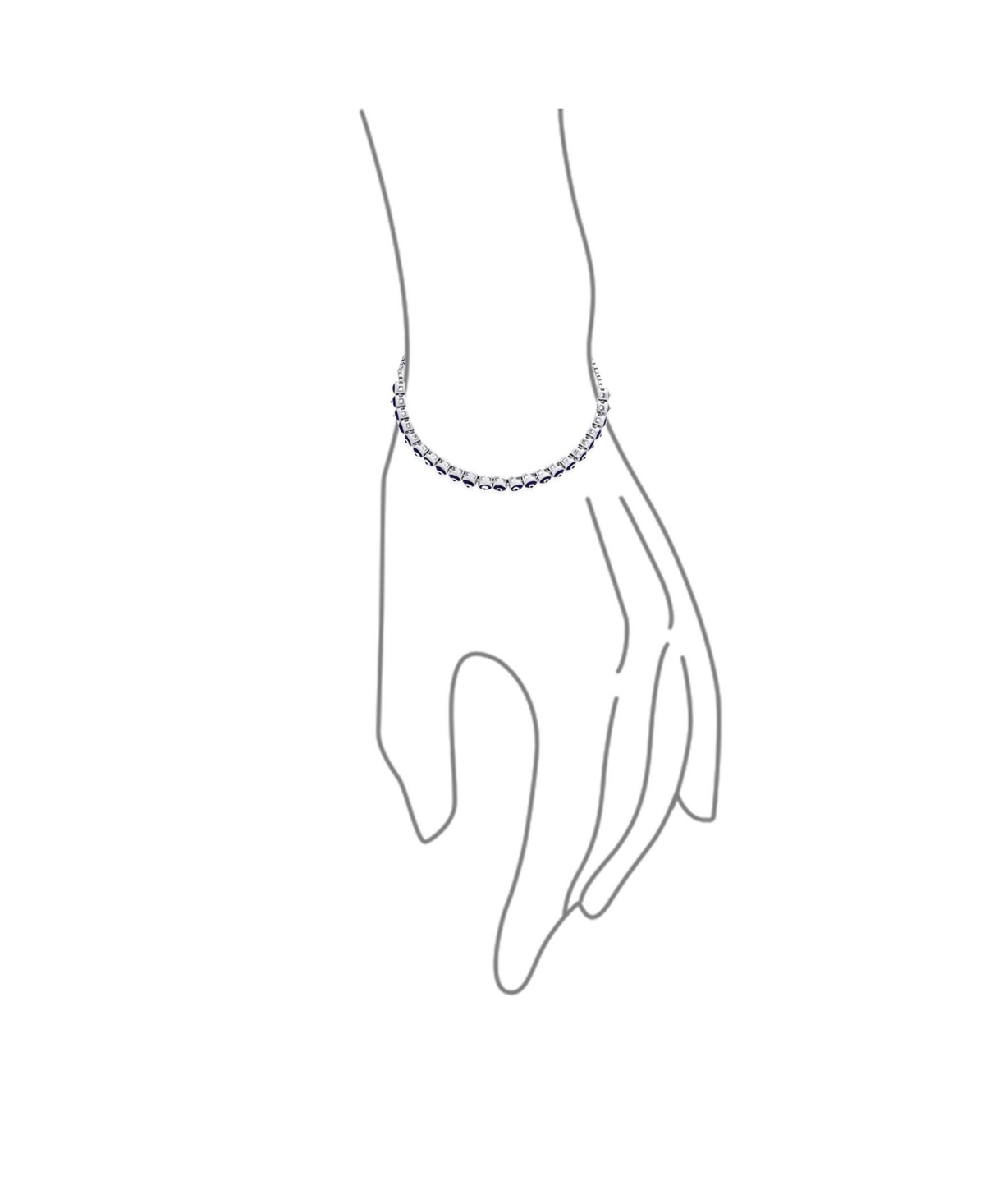 Bling Jewelry Colorful Eye Shape Spiritual Protection Thin Layering Multi Color Evil Eye Bolo Slide Style Bracelet For Women .925 Sterling Silver Adju