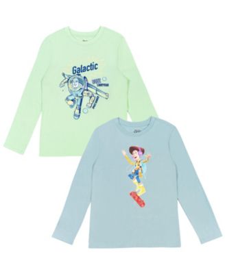 Disney Toddler Boys Pixar Toy Story Buzz Lightyear 2 Pack Long Sleeve T Shirts to Macy s