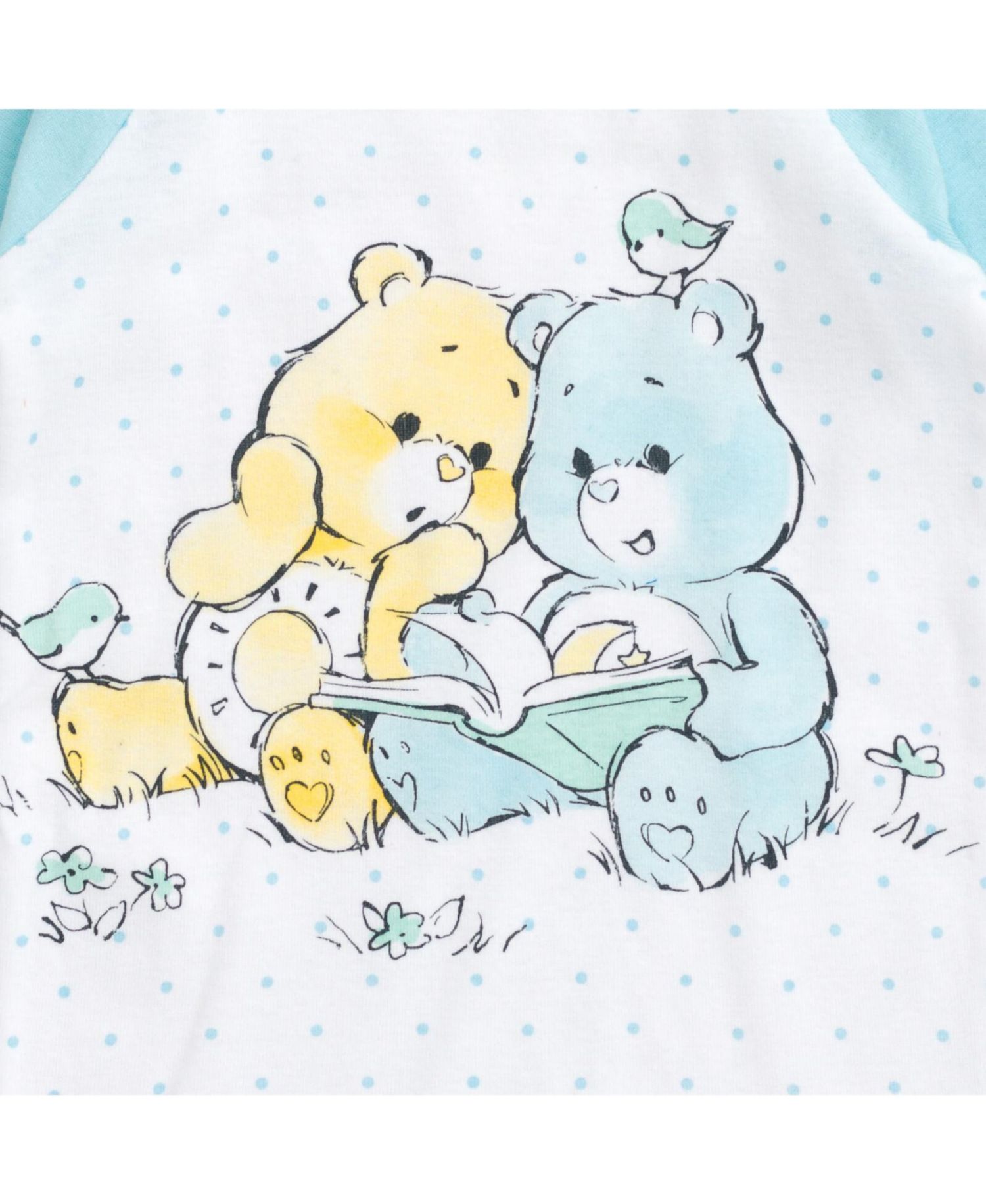 Baby Girls (6M-24M) Bedtime Bear Funshine Bear Pajama Shirt and Pants Sleep Set