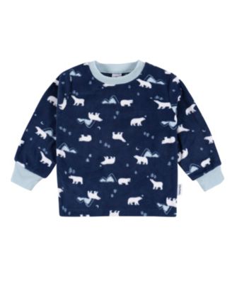 Toddler Boys Fleece Blanket Sleepers, 2-pack