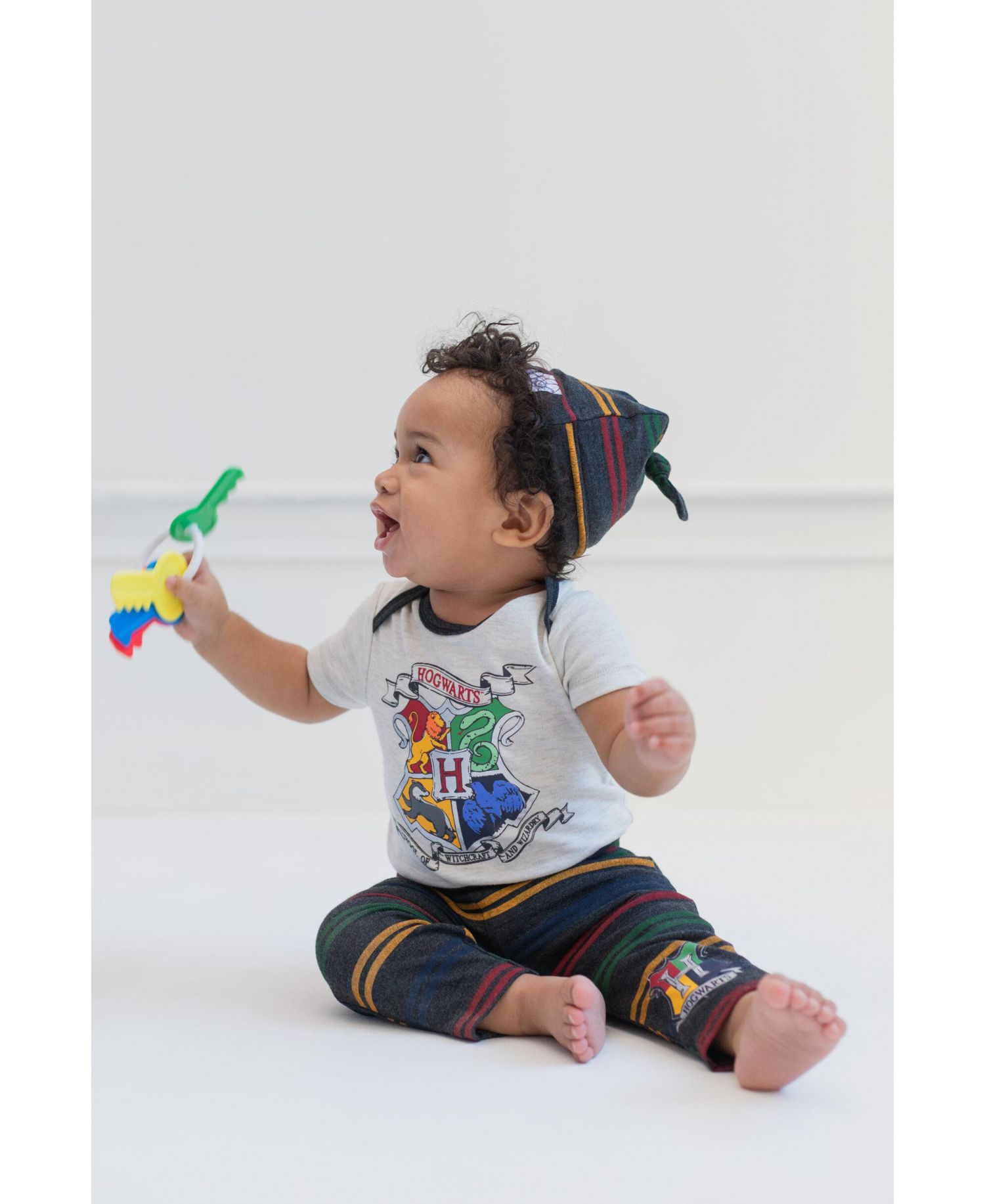 Baby Boys Bodysuit Pants and Hat 3 Piece Outfit Set