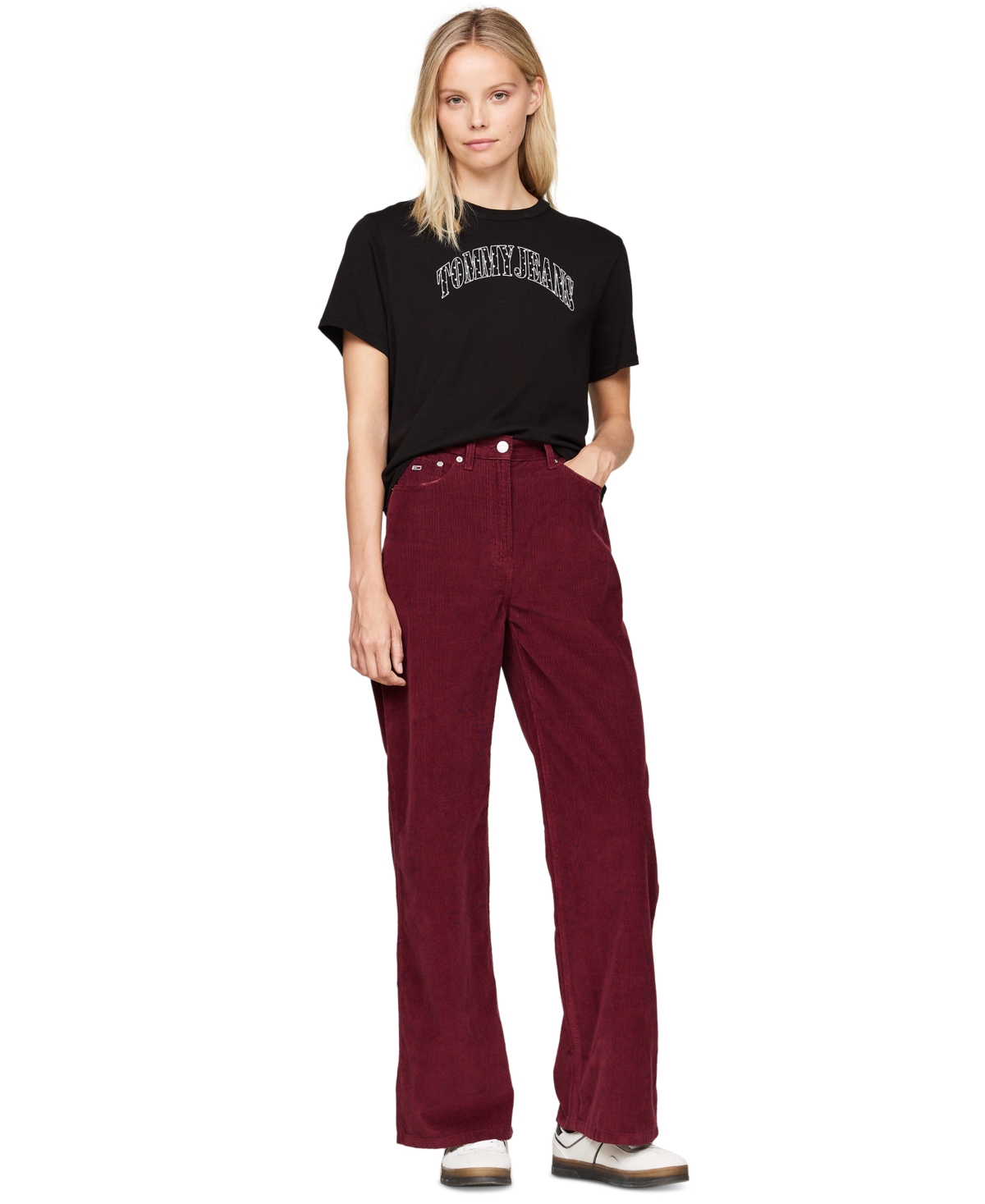 Tommy Jeans Women's Cotton Stardust Varsity T-Shirt