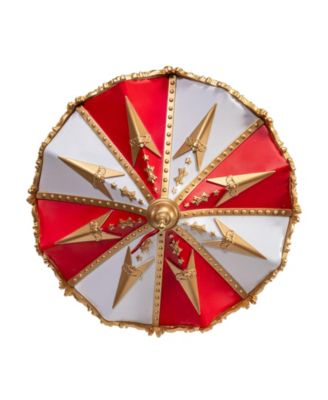 11.1-Inch Battery Operated LED Lighted Musical Santa Carousel with Motion Table Piece