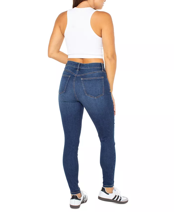 Juniors' High Rise Skinny Ankle Jeans - thumbnail 2