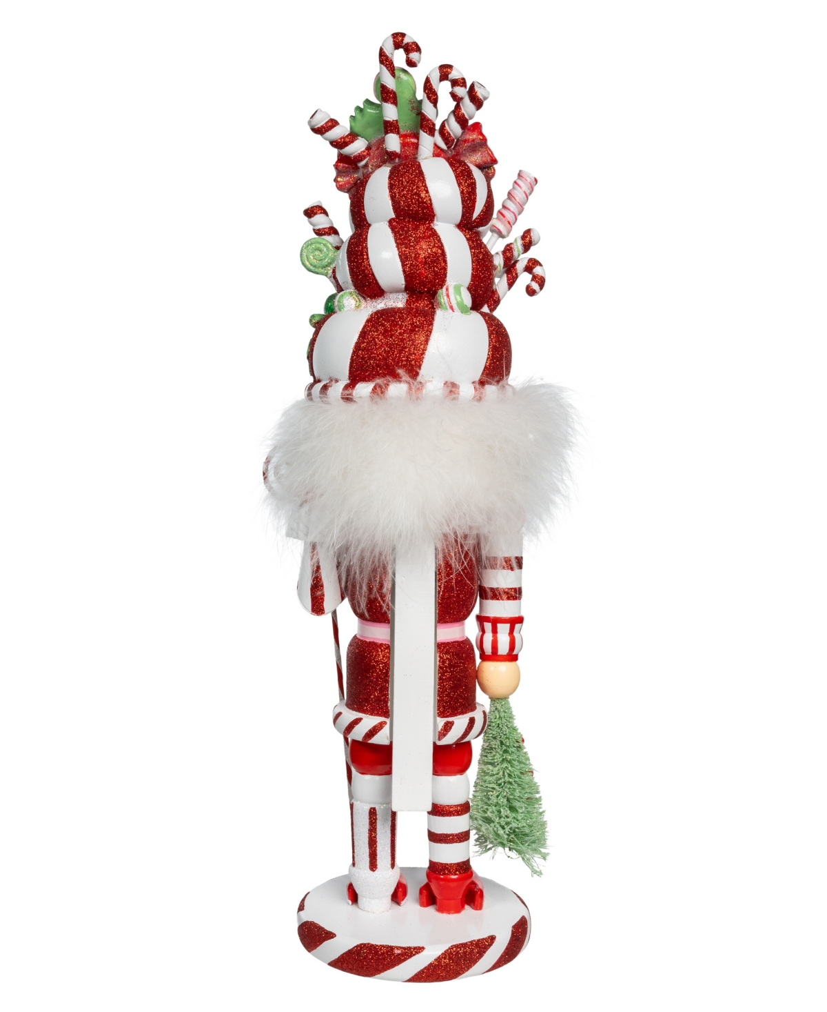 Kurt Adler 18-Inch Hollywood Peppermint Candy Hat Nutcracker