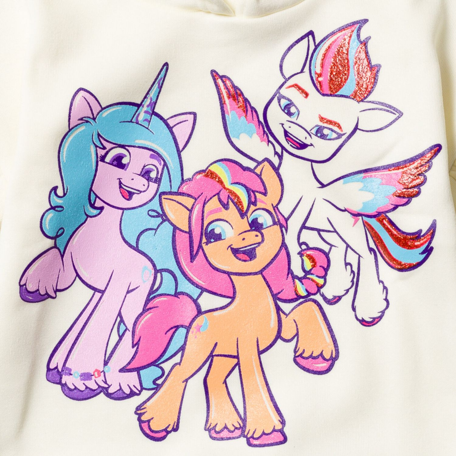 Toddler Girls My Pony 2-Piece Fleece Hoodie and Leggings Set