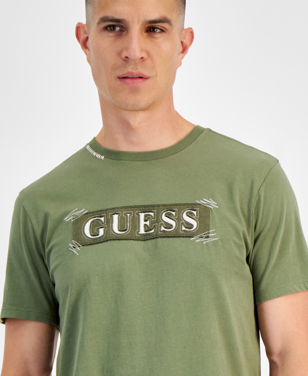 Guess Men's Relaxed-Fit Guess Applique T-Shirt