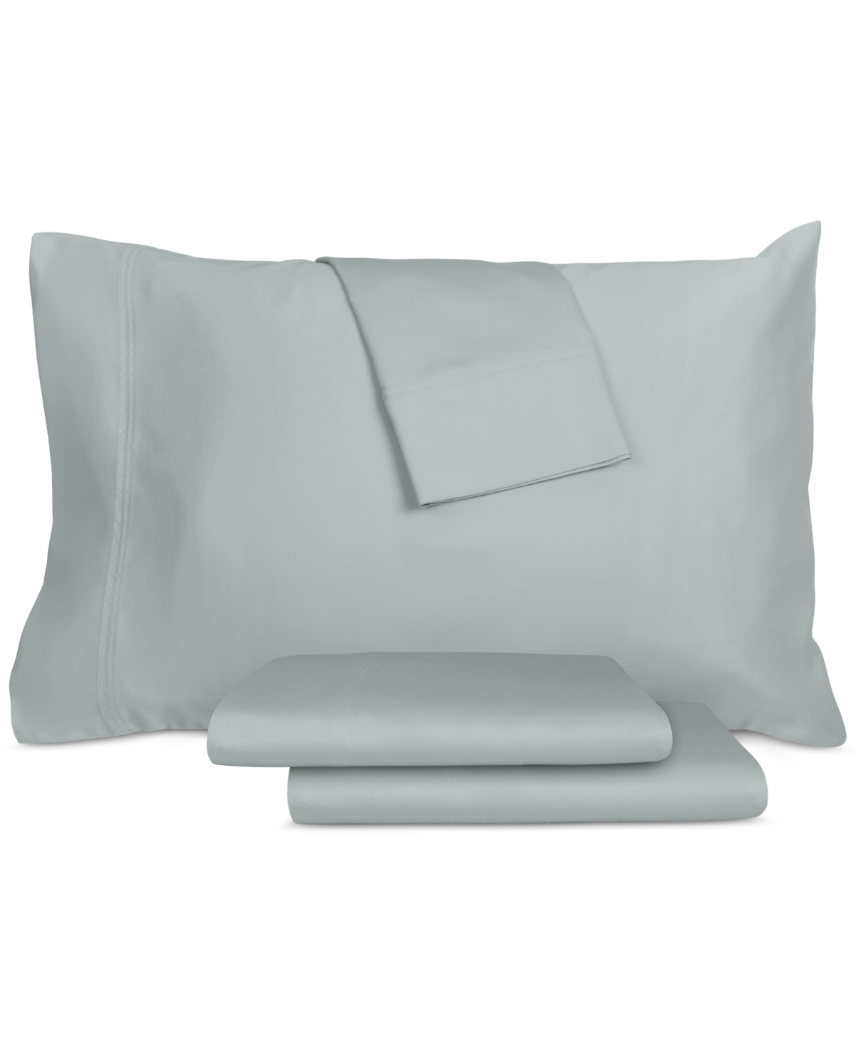 Naturelle 100% Tencel Lyocell 300 Thread Count Sateen 4-pc. Sheet Set, King In Blue Mist