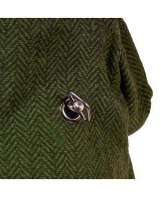 10.5-Inch Fabrich&eacute; Musical Irish Santa with Wreath