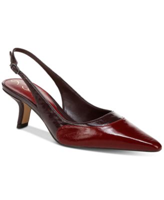 Women's Bayley Slingback Kitten-Heel Pumps