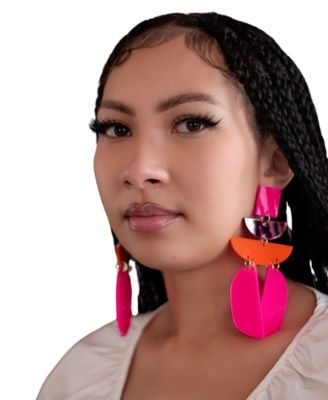 Geometric Dangle Earrings