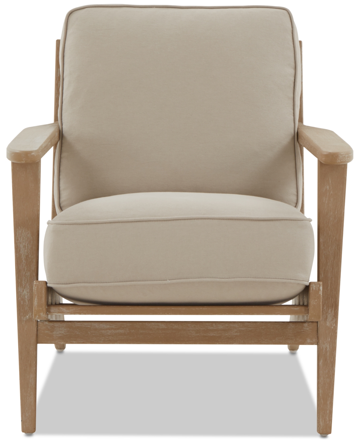 Macy's Keiffer 28" Accent Chair, Created For  In Lily Fog